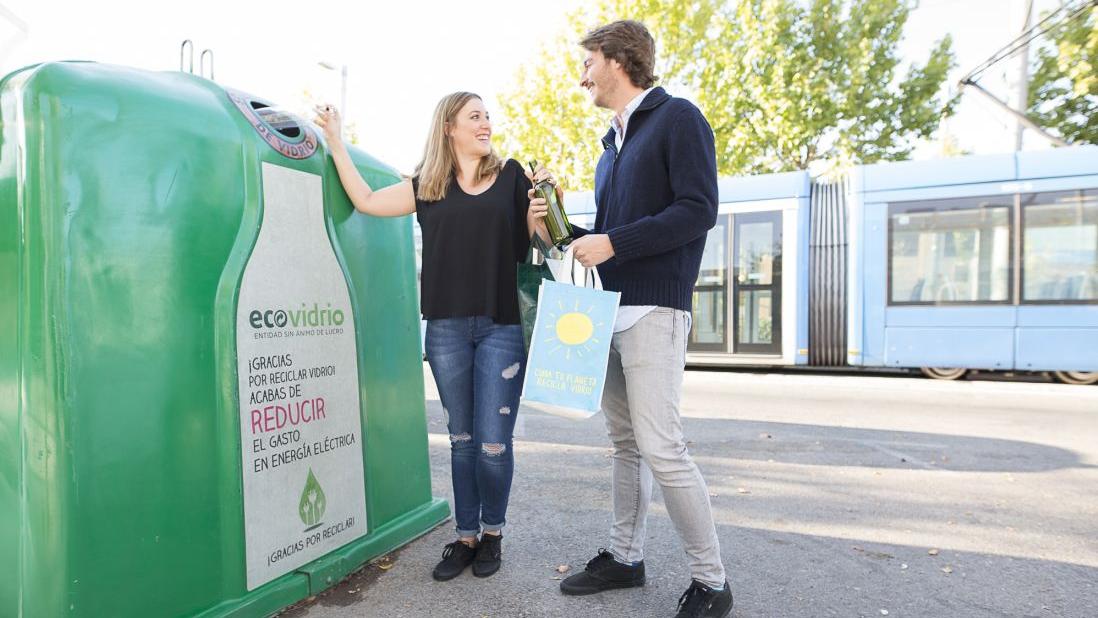Reciclaje de vidrio en Andalucía